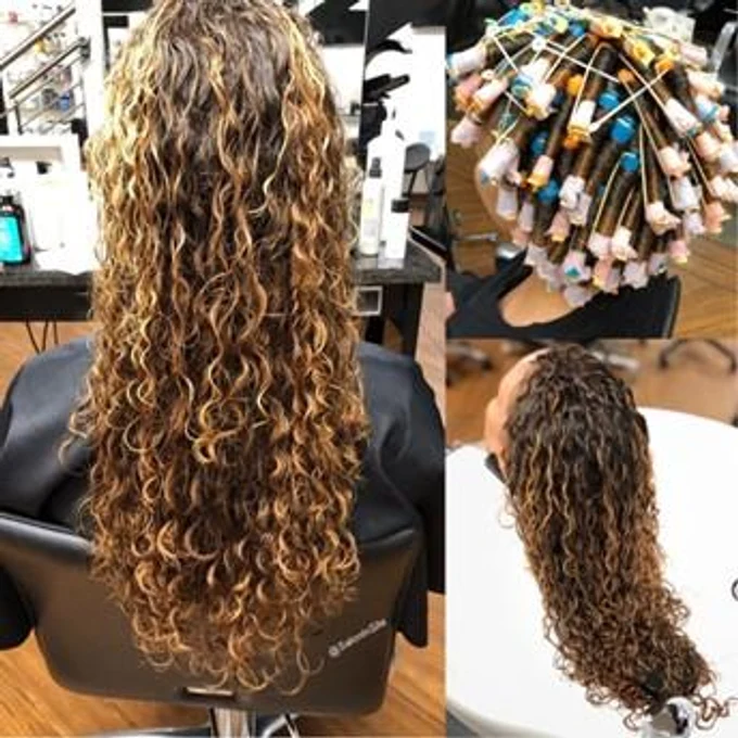 Процедура позволяет создать красивую форму прически,